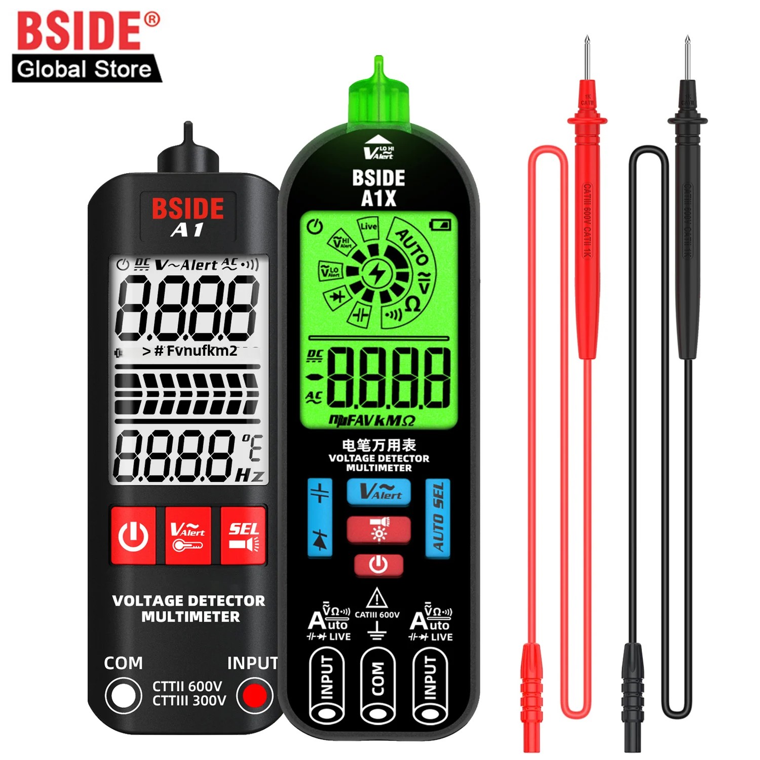 Logic Analyzer Usb - BSIDE A1/A1X สมาร์ทมัลติมิเตอร์แบบดิจิตอลอิเล็กทรอนิกส์ USB เครื่องทดสอบ Breakpoint