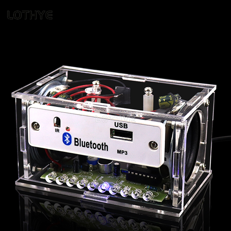 มินิแอมพลิฟายเออร์บลูทูธ 3W*2  - Diy Electronics Project Kit บทวิจารณ์และราคา