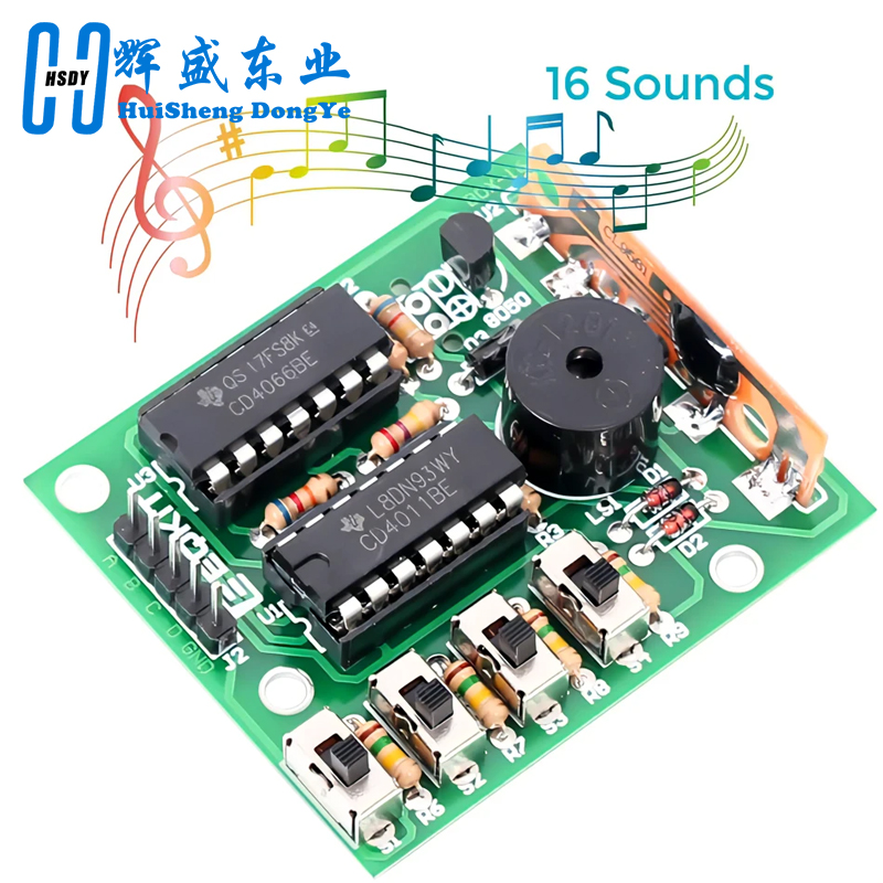 16 เพลงเสียงกล่อง BOX-16 Board - Diy Electronics Learning Kit บทวิจารณ์และราคา