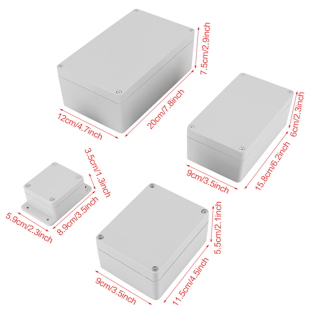 กล่องต่อสายไฟกันน้ำ IP65 กล่อง - Diy Electronics Box บทวิจารณ์และราคา