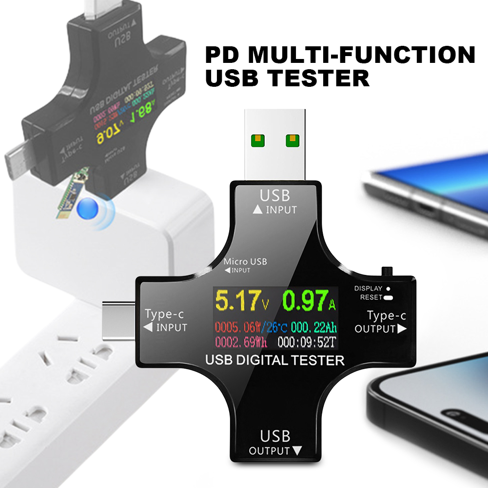 เครื่องทดสอบ USB Type-C PD สีด - Logic Analyzer Usb บทวิจารณ์และราคา